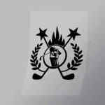 DCSG0061 Golf Logo Direct To Film Transfer Mock Up