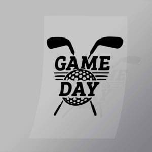 DCSG0088 Golf Game Day Direct To Film Transfer Mock Up