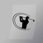 DCSG0110 Full Golf Swing Direct To Film Transfer Mock Up
