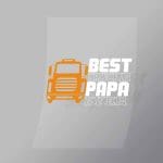 DCTR0108 Best Truckin Papa Ever Direct To Film Transfer Mock Up