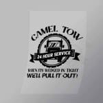 DCTR0111 Camel Tow When Its Wedged In Tight Well Pull It Out Direct To Film Transfer Mock Up