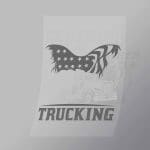 DCTR0123 Id Rather Be Trucking Direct To Film Transfer Mock Up