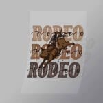 DCWC0008 Rodeo Repeated Direct To Film Transfer Mock Up