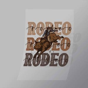 DCWC0008 Rodeo Repeated Direct To Film Transfer Mock Up