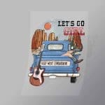 DCWC0026 Lets Go Girl Direct To Film Transfer Mock Up